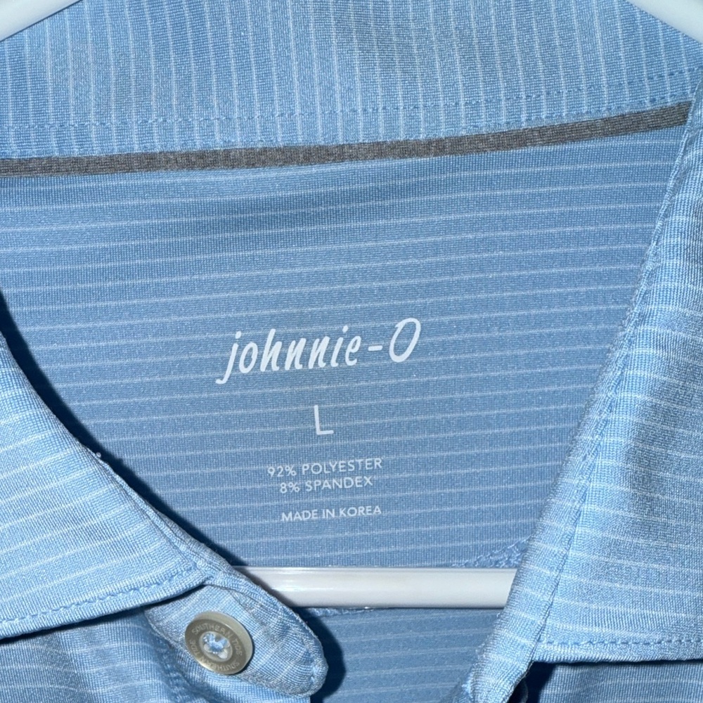 johnnie-O Light Blue Polo Shirt - Picture 2 of 2